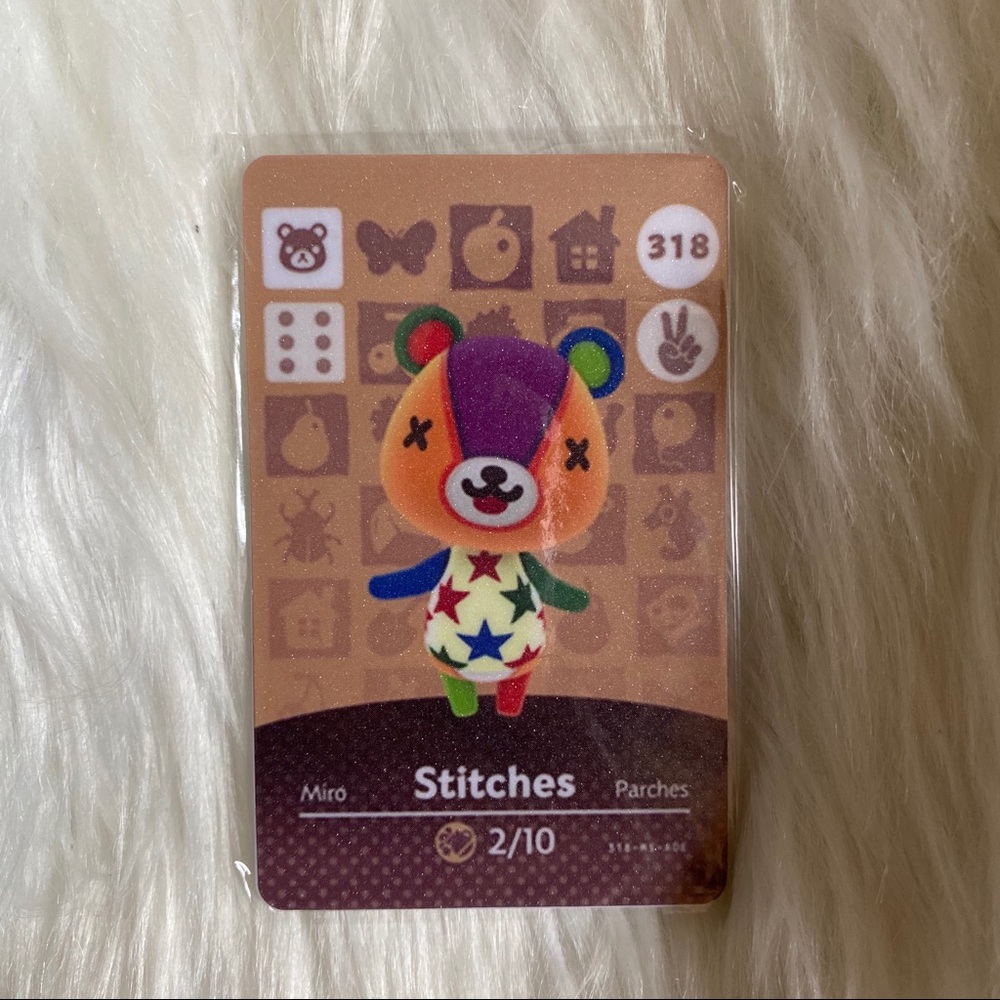 Stiches Animal crossing amiibo card